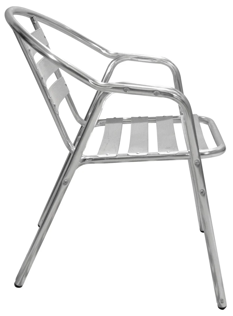 Gartenstuhl, Terrassenstuhl Aluminiumgestell - Stapelbar