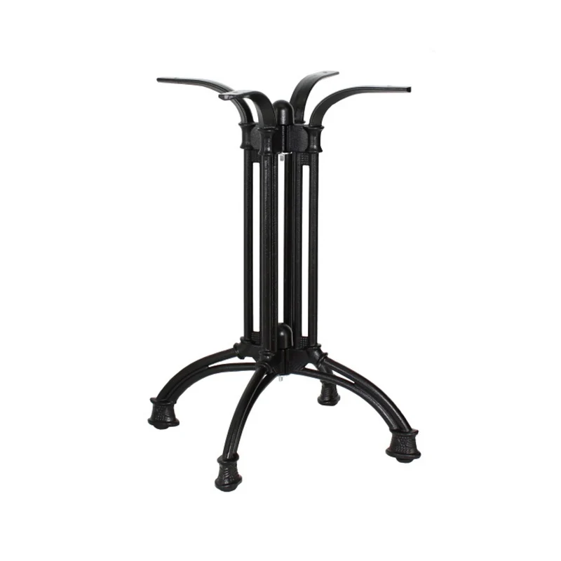 Aluminium-Tischgestell Schwarz Höhe 70 cm