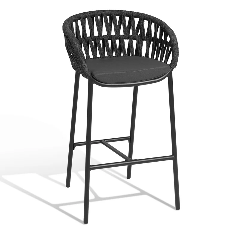 Barhocker aus Aluminium inkl. Kissen
