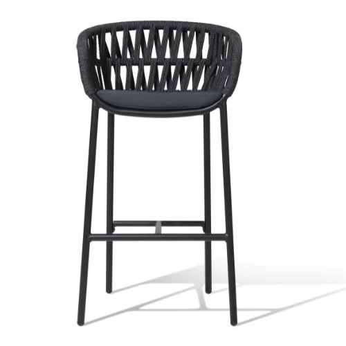 Barhocker aus Aluminium inkl. Kissen
