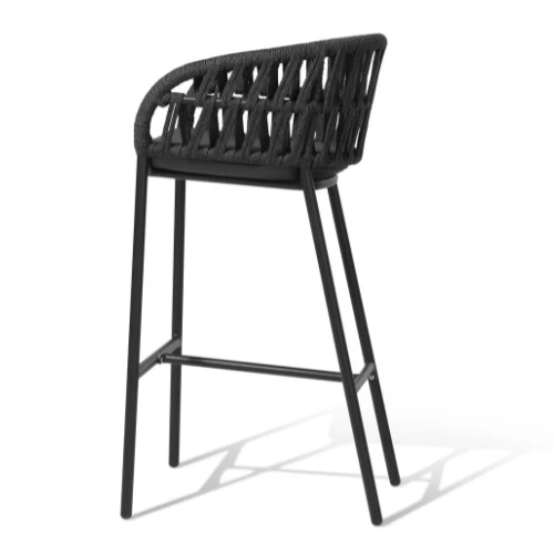 Barhocker aus Aluminium inkl. Kissen