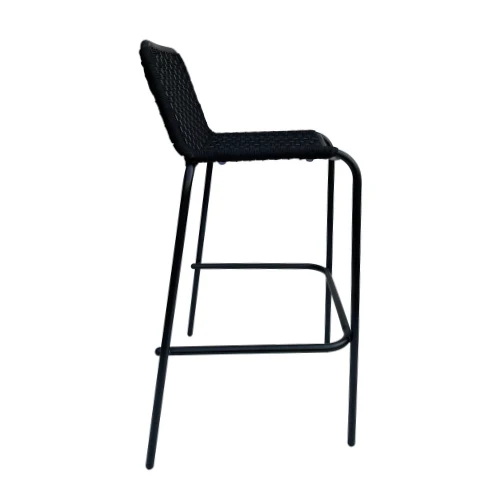 Stuhl – Barhocker aus Stahl mit Polyester