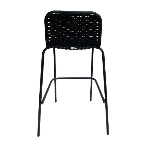 Stuhl – Barhocker aus Stahl mit Polyester