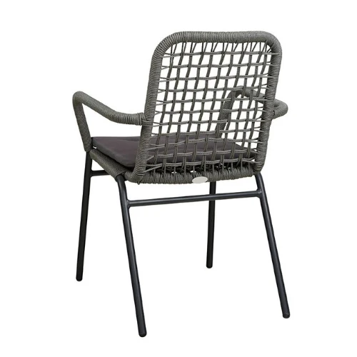 Gizan-01 Terrassenstuhl mit Armlehne - Stapelbar