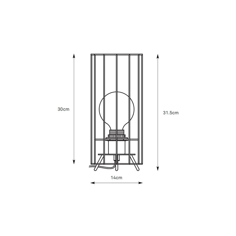 B-Ware Markslöjd Tischlampe Leuchte Hikari Tisch Lampe Stoff Metall weiß 31,5 cm E27