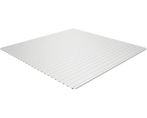 B-Ware Konsta Fußboden Boden Gartenhaus Metall Stahl Silber Fusio L 268 x 268 cm