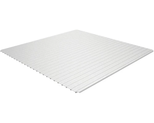 B-Ware Konsta Fußboden Boden Gartenhaus Metall Stahl Silber Fusio L 268 x 268 cm