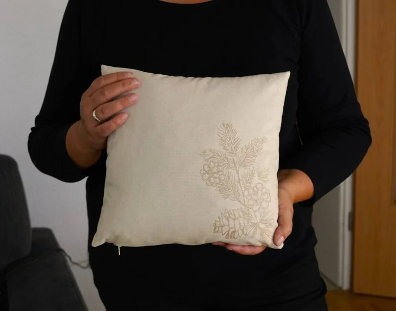 Duftkissen mit Zirbenholz