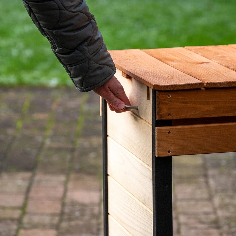 Gartenarbeitstisch mit Rollen