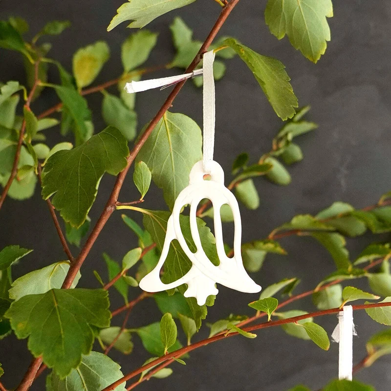 Porzellananhänger Frühling (4er- Set)