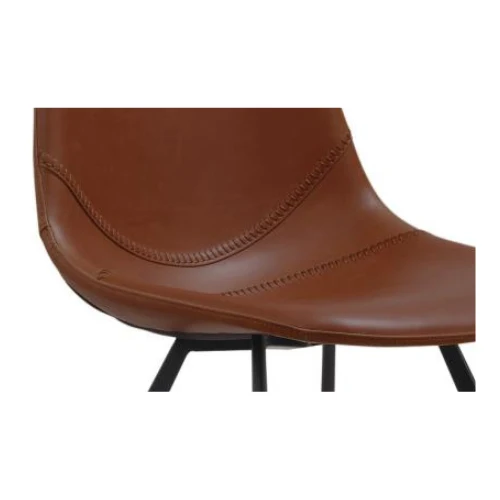 PU-Leder Stuhl: Dunkelbraun
