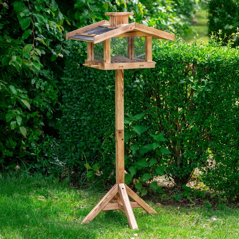 Vogelhaus geflammt mit Ständer