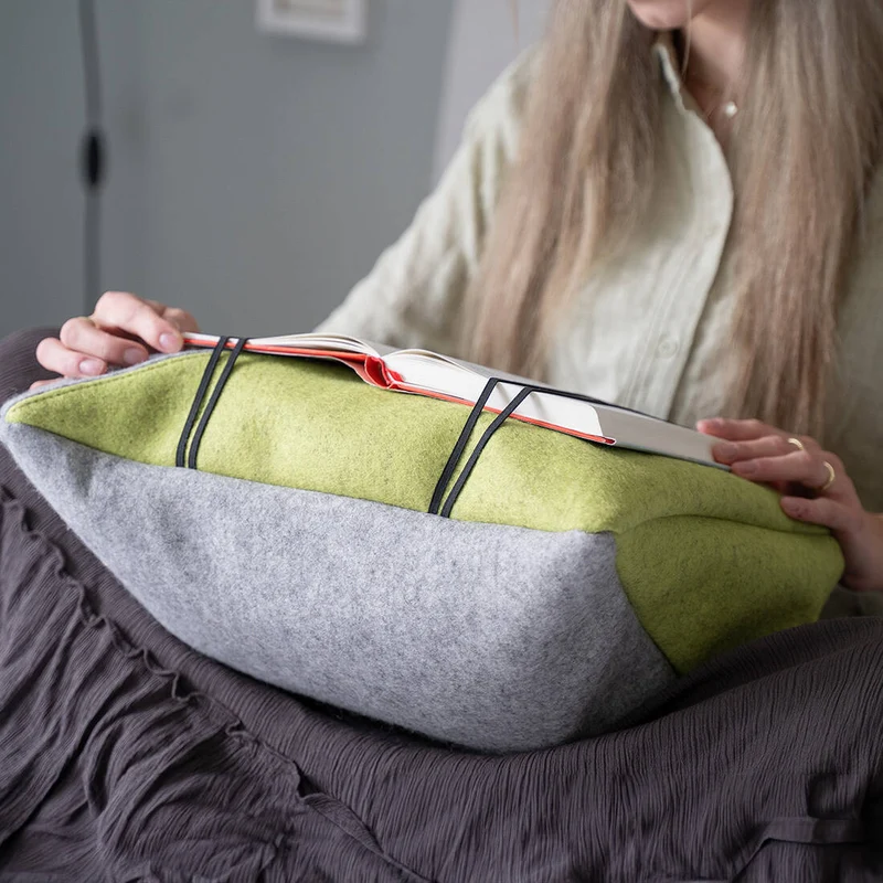 Lesekissen Kiwi/Grau