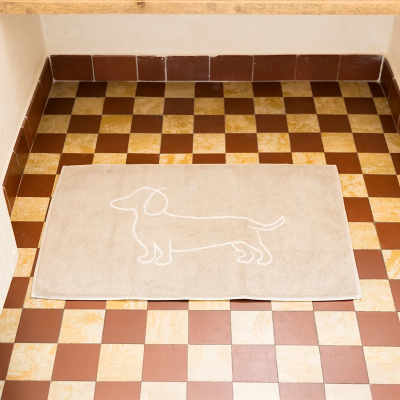 Badematte Hund