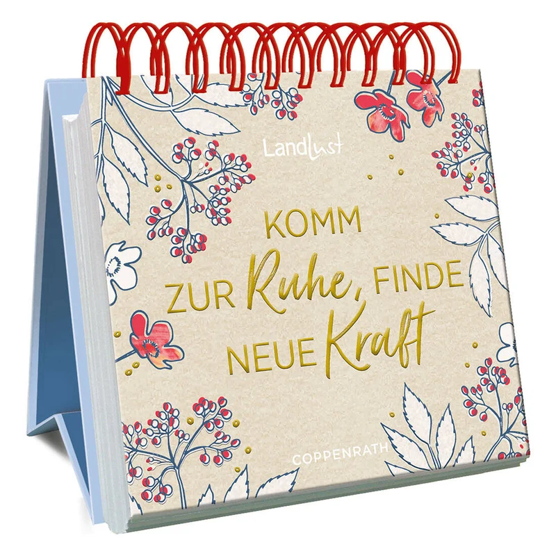 Spiralaufsteller "Komm zur Ruhe, finde neue Kraft"