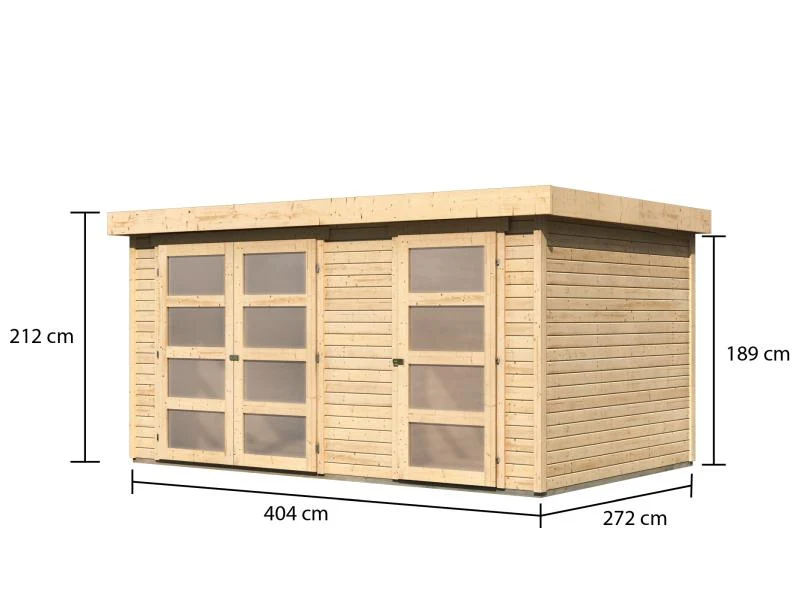 Karibu Systemhaus Mühlentrup 2 naturbelassen 19 mm