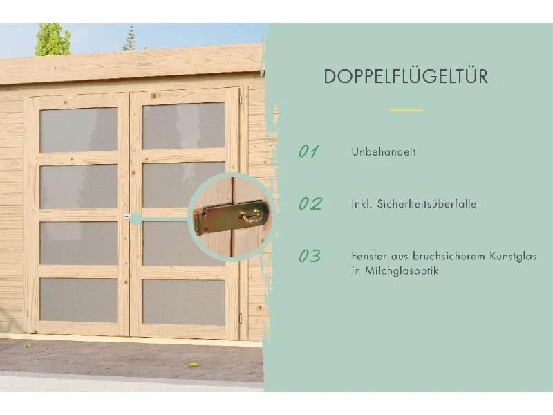 Karibu Systemhaus Mühlentrup 2 naturbelassen 19 mm