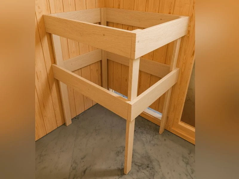 Karibu Sauna Kotka 68 mm inkl. 9 kW Bioofen externe Steuerung