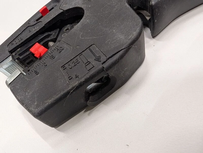 B-Ware Knipex NexStrip Crimpzange Elektriker-Multiwerkzeug Zange Kabelschneider 190mm