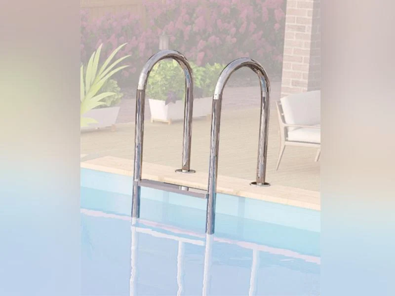 Karibu Rechteck Pool Größe 2 inkl. Terrasse 3,5 m und Seitenterrasse
