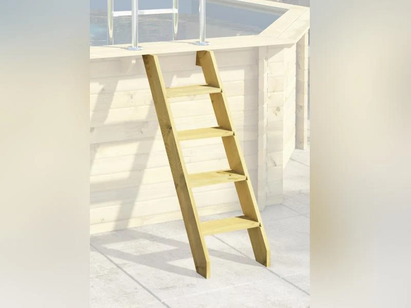 Karibu Rechteck Pool Größe 1 inkl. Terrasse 3,5 m