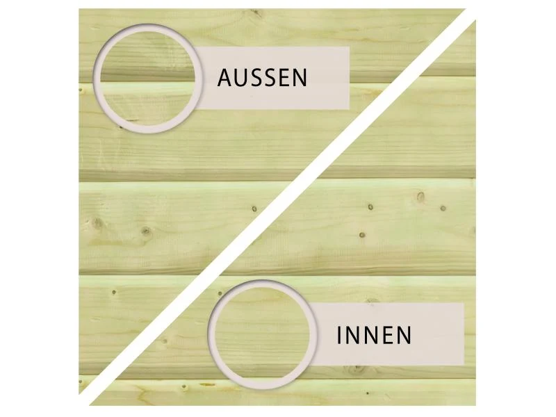 Karibu Rechteck Pool Größe 1 inkl. Terrasse 3,5 m