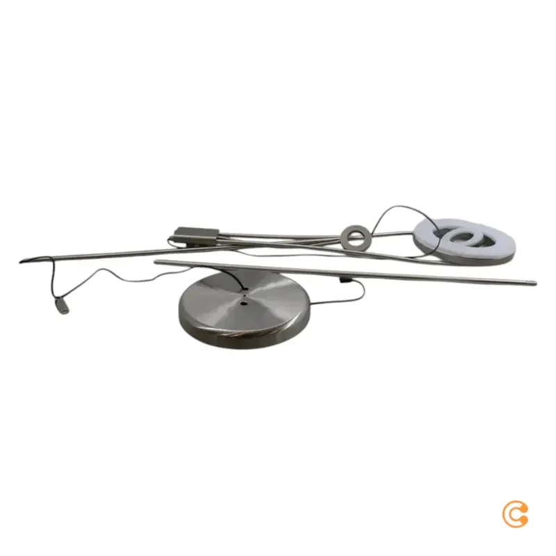 B-Ware JUST LIGHT Stehleuchte Standleuchte LED Leselampe Lesearm dimmbar Stahl Hel573