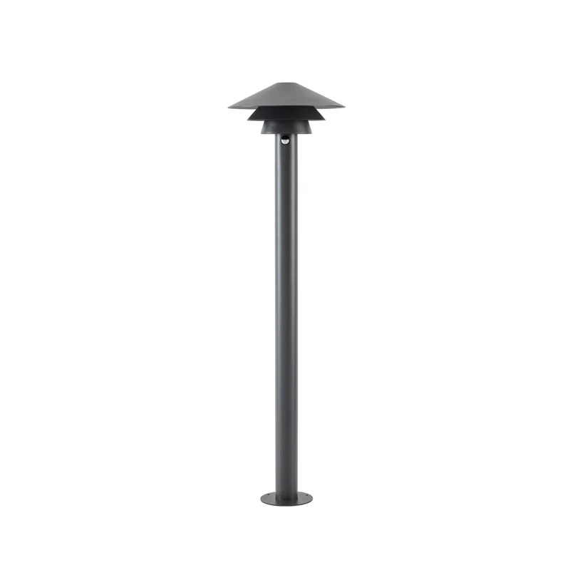 B-Ware Lucande Wegeleuchte Wegelampe LED Sensor anthrazit Aluminium 110 cm Außenlampe
