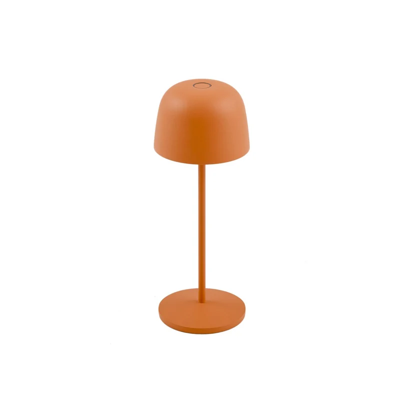 5x B-Ware Lindby Tischleuchte Tischlampe LED Akku orange dimmbar IP65 Kunststoff 5 STÜCK