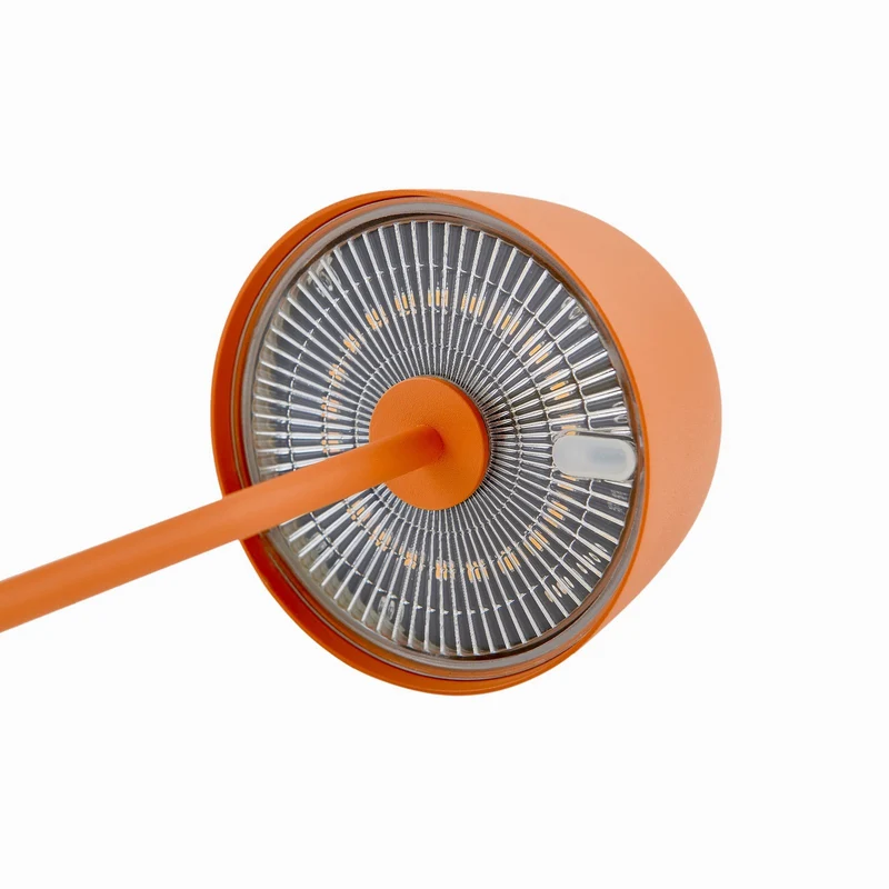 5x B-Ware Lindby Tischleuchte Tischlampe LED Akku orange dimmbar IP65 Kunststoff 5 STÜCK