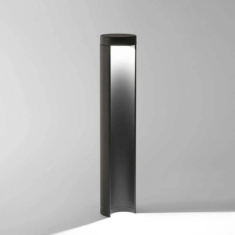 B-Ware FARO BARCELONA Pollerleuchte Bodenleuchte LED Chandra H45cm grau Aluminium