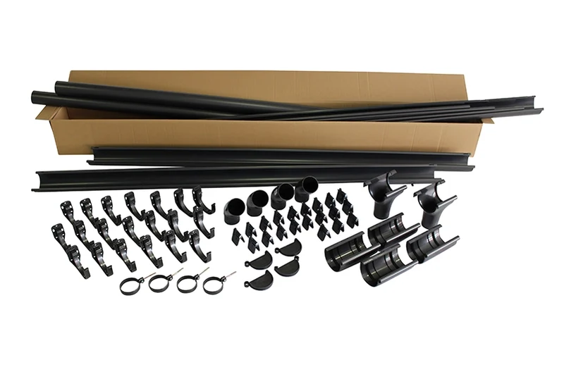 Marley Dachrinnen-Set 6m Anthrazit Metallic für Gartenhäuser