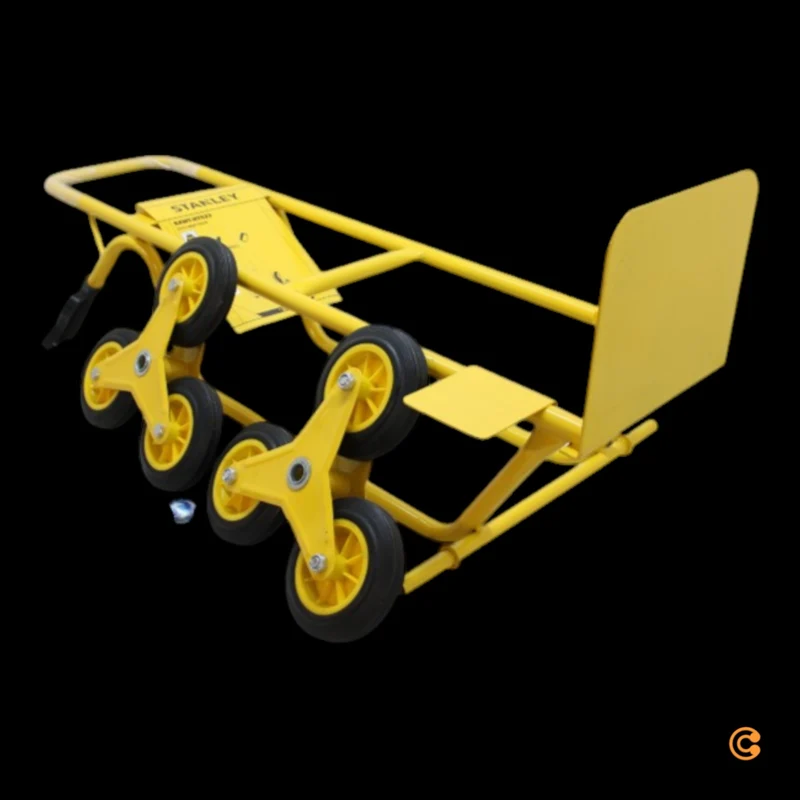 B-Ware Stanley Sackkarre Stahl Treppenkarre 200kg Handwagen Transportwagen gelb