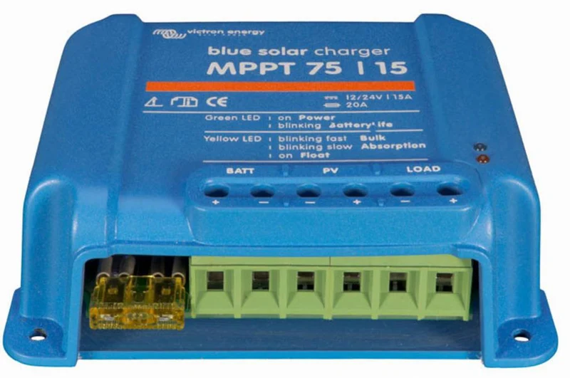 B-Ware Victron Energy Laderegler Photovoltaik Solarregler Solarmodul MPPT 12V 24V 15 A