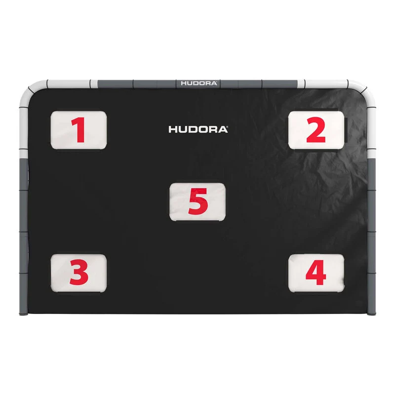 B-Ware HUDORA Fußballtor Roco 300 Garten Fußballtor mit Torwand 315x208cm weiß stabil