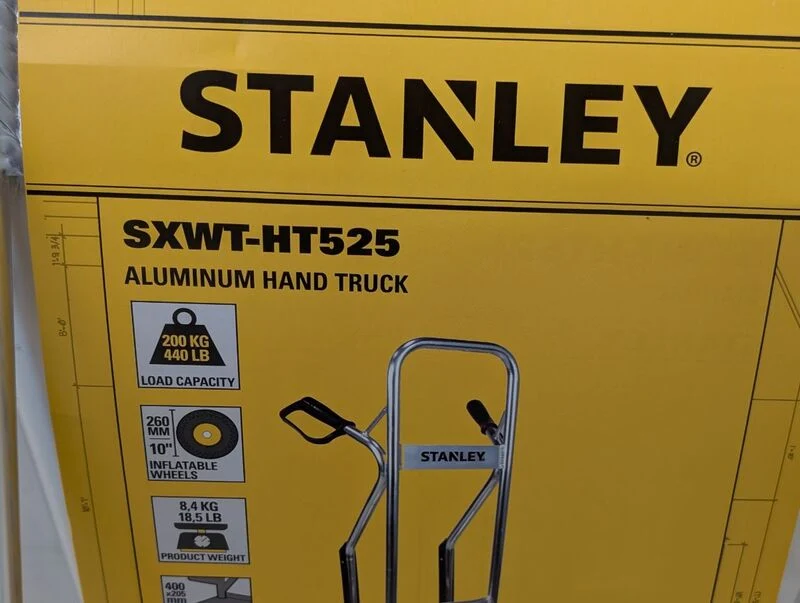 B-Ware STANLEY Sackkarre Aluminium Traglast 200 kg Handwagen Transportwagen leicht