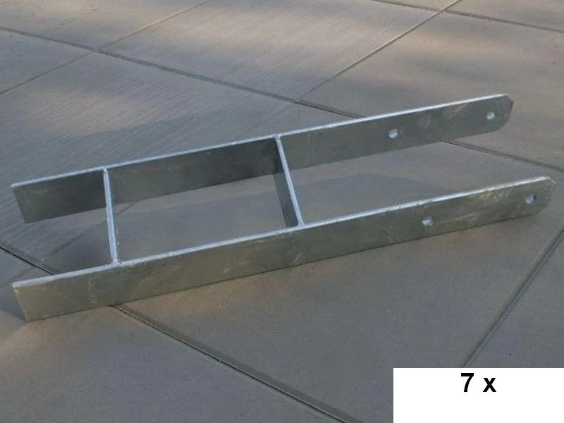 Gratis Karibu H-Pfostenanker 9 x 9 x 60 cm 7 Stück im Wert von 209,93 EUR