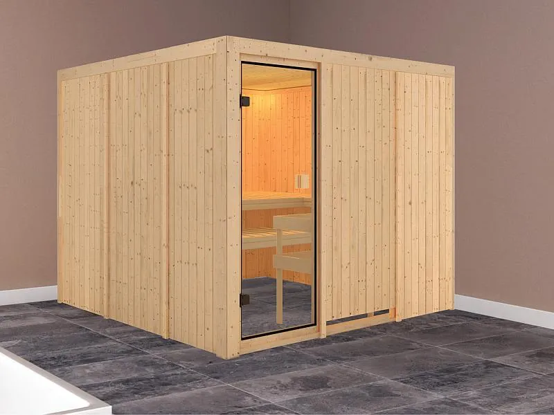 Karibu Sauna Arvika 68 mm