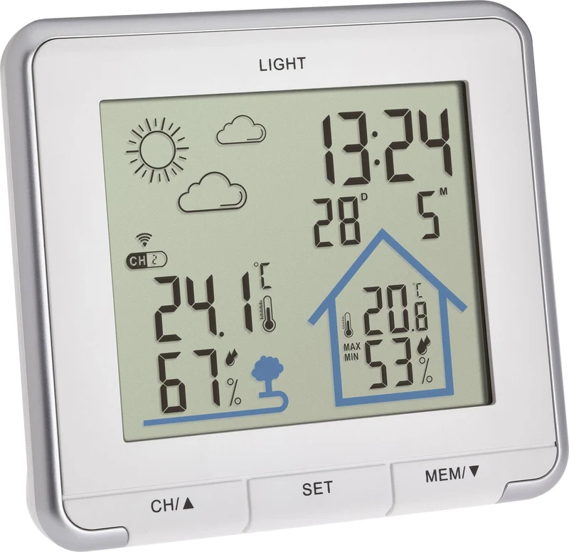 B-Ware TFA Dostmann LIFE 35.1153.02 Funk-Wetterstation Wetter Thermometer Hygrometer 1x