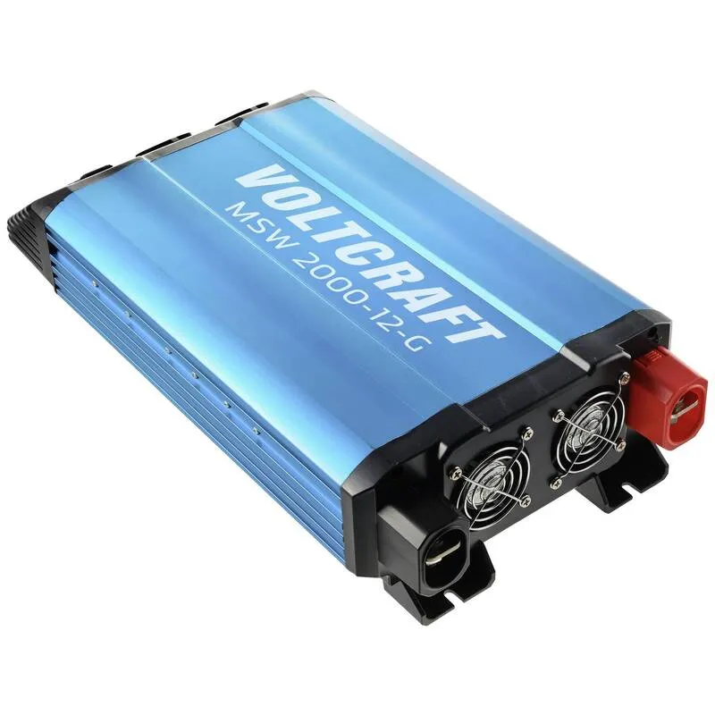 D-Ware VOLTCRAFT Wechselrichter MSW 2000 12 G 2000W 230V AC modifizierte Sinuswelle