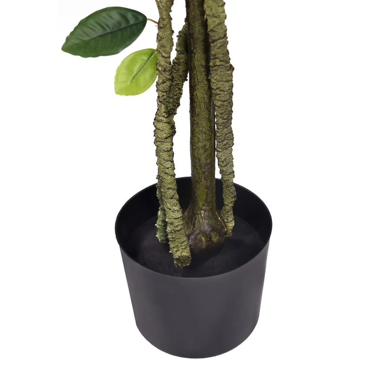 B-Ware hjh OFFICE Kunstpflanze Kunstbaum Zitronenbaum LEMON Deko 135 cm grün künstlich