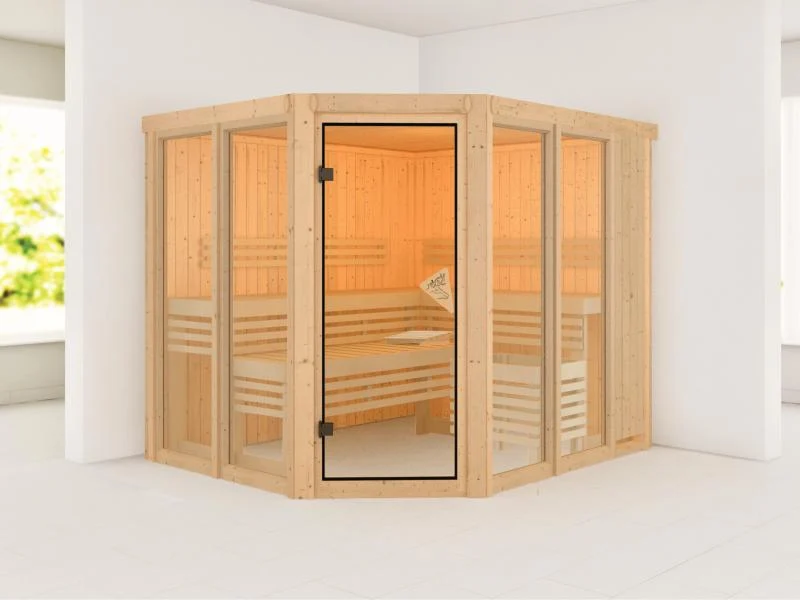 Karibu Sauna Ainur ohne Ofen 68 mm