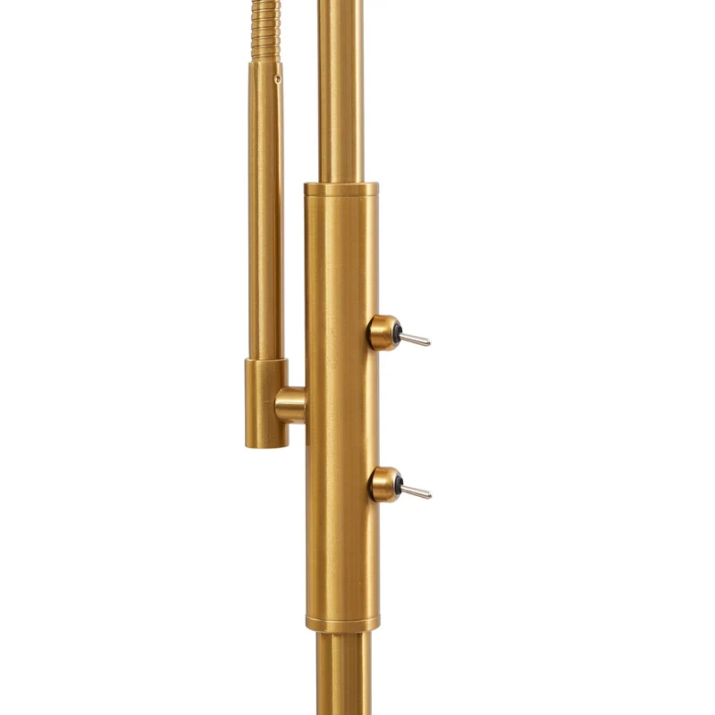 B-Ware Lindby Stehleuchte Aliette Stehlampe Standleuchte E27 gold/amber Glas Leselicht