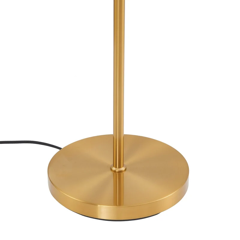 B-Ware Lindby Stehleuchte Aliette Stehlampe Standleuchte E27 gold/amber Glas Leselicht