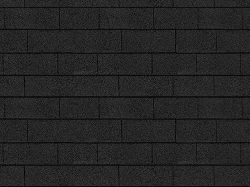 Karibu Dachschindeln Rechteck schwarz 14 Pakete