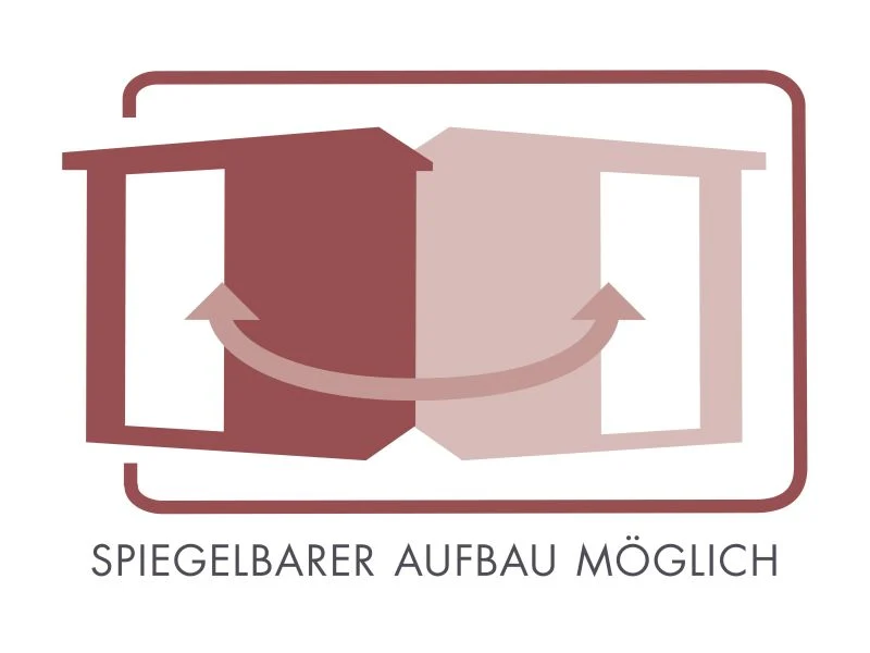 Karibu Sauna Airi, ohne Ofen - mit Dachkranz -