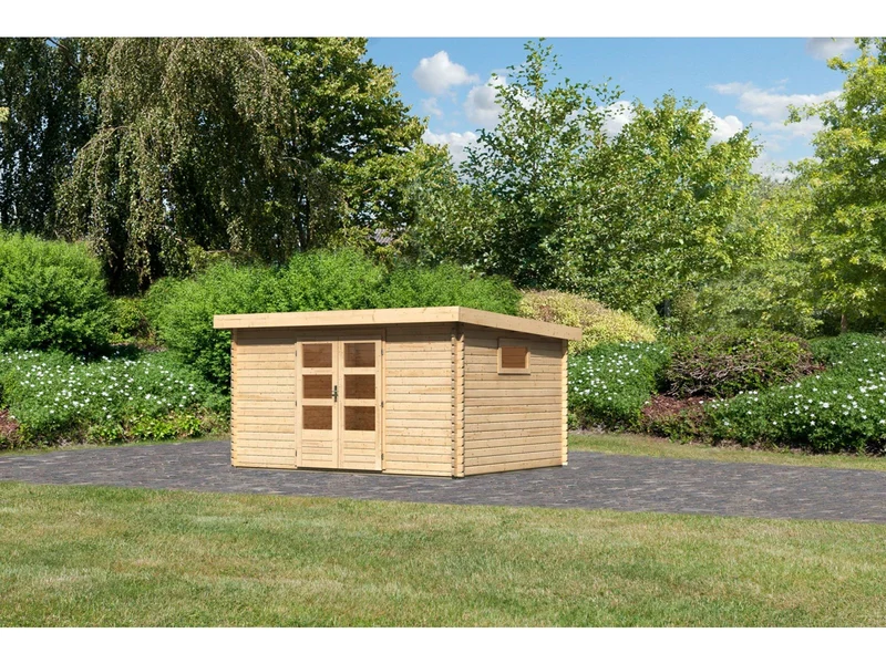Karibu Gartenhaus Trittau 5 natur