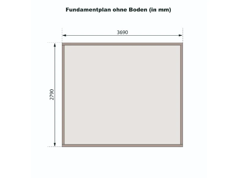 Karibu Gartenhaus Trittau 5 natur