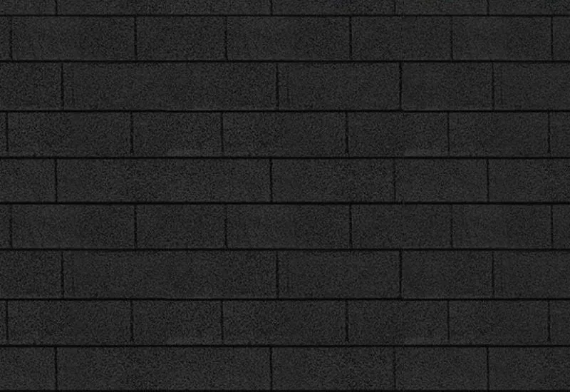 Karibu Dachschindeln Rechteck schwarz 8 Pakete