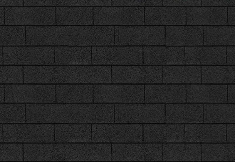 Karibu Dachschindeln Rechteck schwarz 4 Pakete